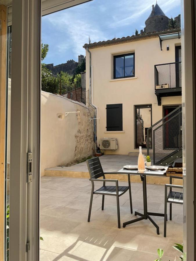 Ma Pierre A L'Edifice, Face A La Cite Vue Sublime, Studio Avec Terrasse Carcassonne Dış mekan fotoğraf