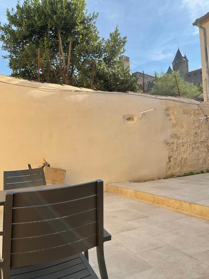 Ma Pierre A L'Edifice, Face A La Cite Vue Sublime, Studio Avec Terrasse Carcassonne Dış mekan fotoğraf