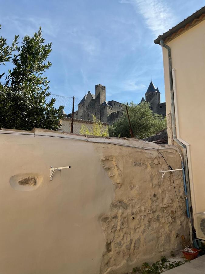 Ma Pierre A L'Edifice, Face A La Cite Vue Sublime, Studio Avec Terrasse Carcassonne Dış mekan fotoğraf